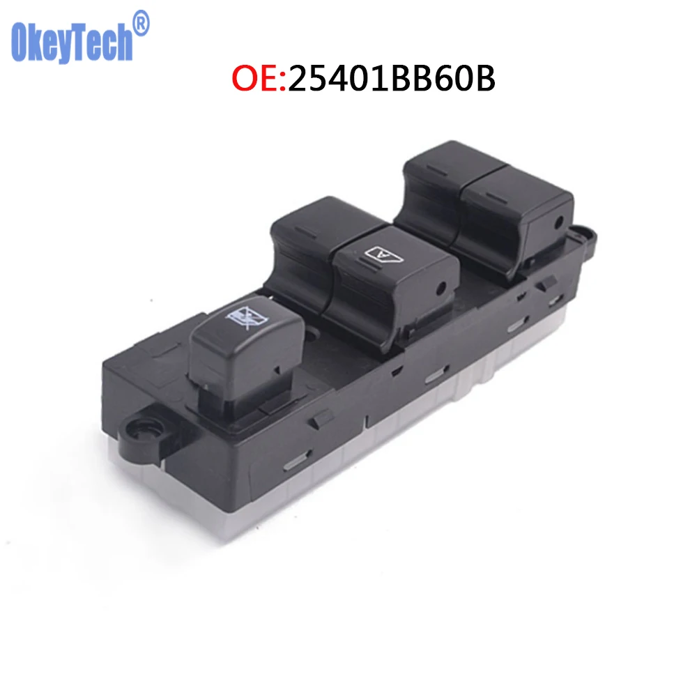 Электрический стеклоподъемник OkeyTech 25401BB60B передний и левый переключатель для Nissan