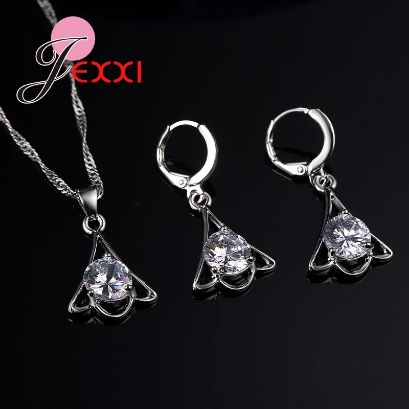 Брендовый роскошный ювелирный набор из стерлингового серебра 925 пробы для