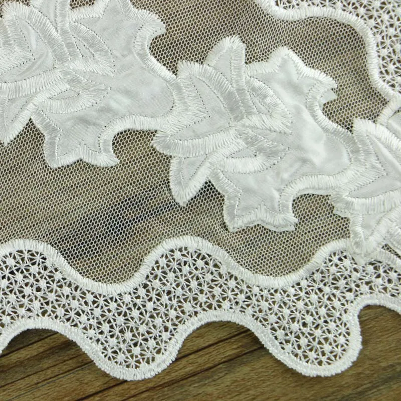 1 шт. ткань с белым кружевным воротником розовое свадебное платье воротник