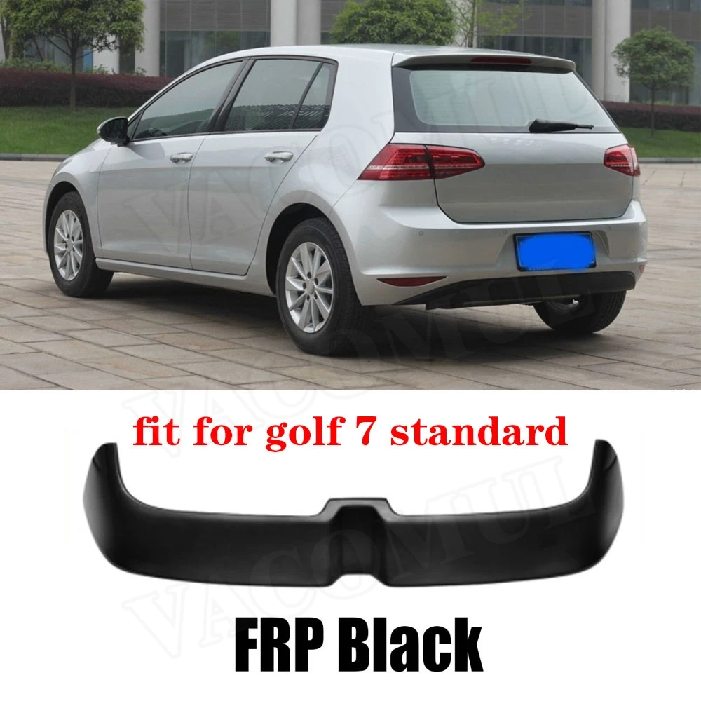 Для Golf MK7 углеродное волокно/FRP задний багажник крыла Спойлер для Volkswagen Golf 7 VII MK 7 стандарт GTI R- O стиль - Цвет: standard FRP