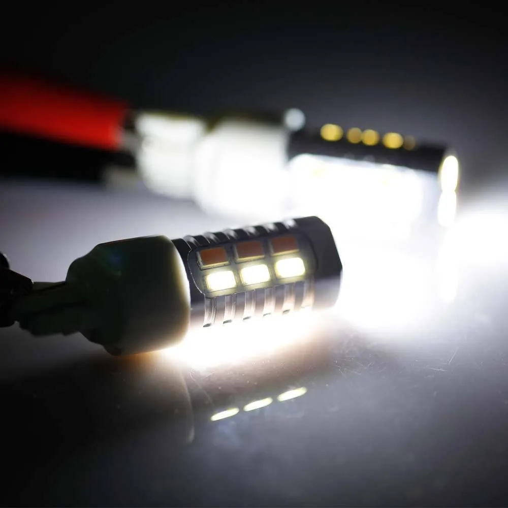 2 шт./лот T20 7443 7444NA 7443ST 7443LL суперъяркие 22 5630SMD Двухцветные светодиодные сигнальные