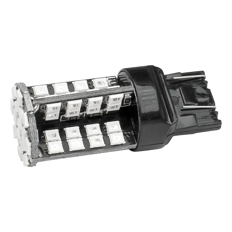 2 шт. T20 7443 W21/5 Вт W21W 7440 супер яркий 79 SMD 2835 светодиодный авто тормоз светильник стоп
