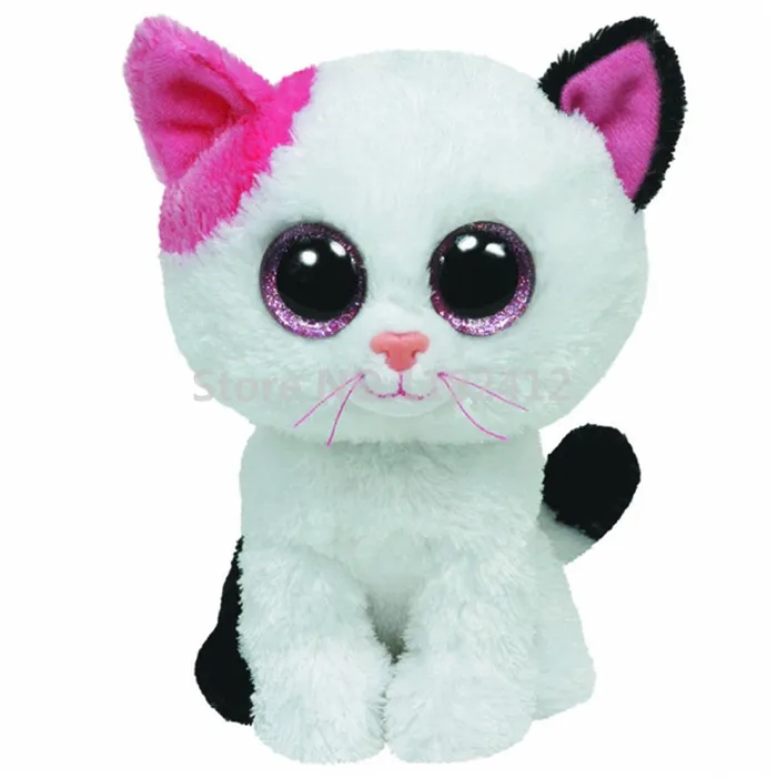 Маффин кошка плюшевые игрушечные животные Средний 25 см 10 ''Tabitha Kiki Quinn милые мягкие животные большие глаза детские игрушки подарки