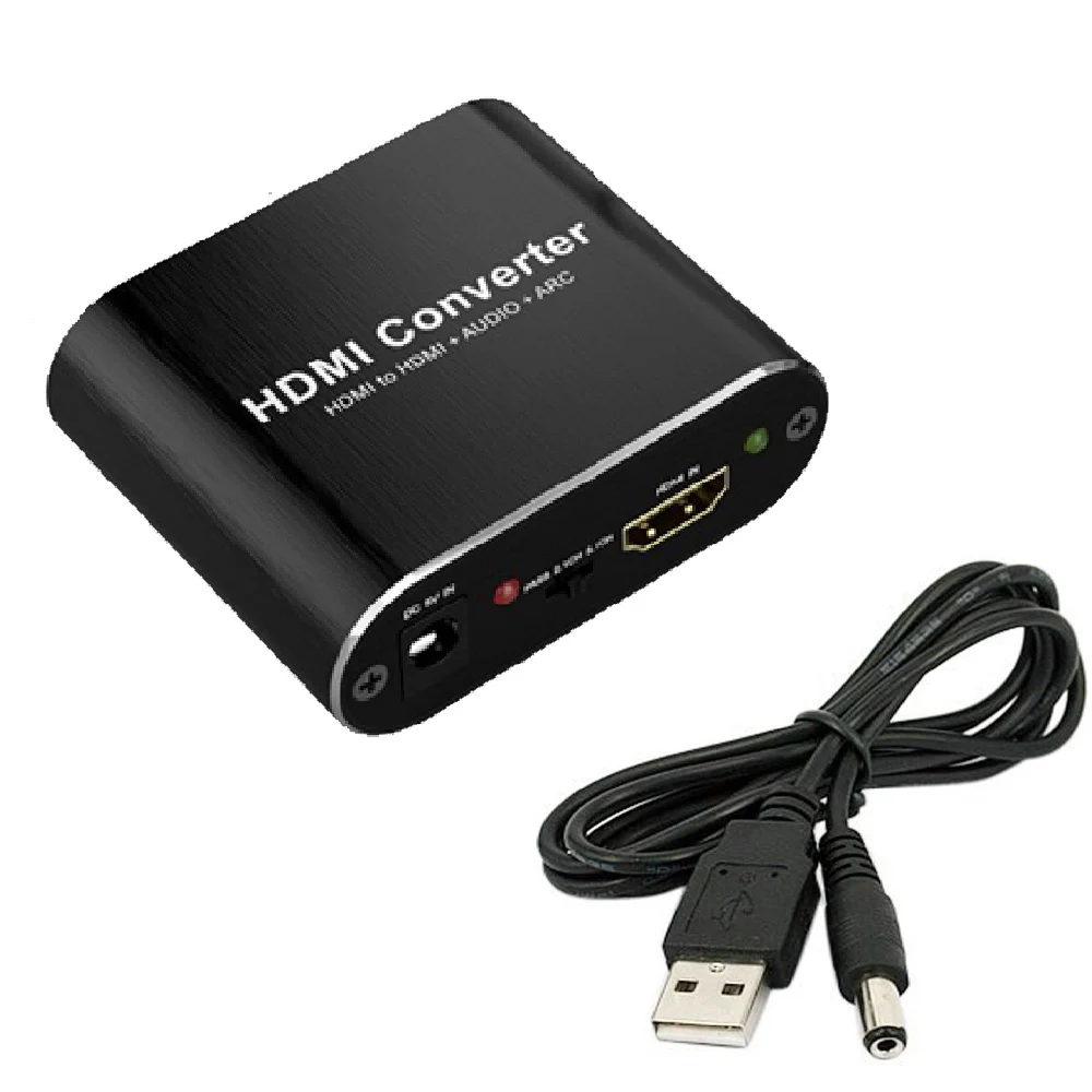 HDmatters 4K HDMI аудио экстрактор SPDIF+ стерео аудио выход поддерживает полный HD1080p