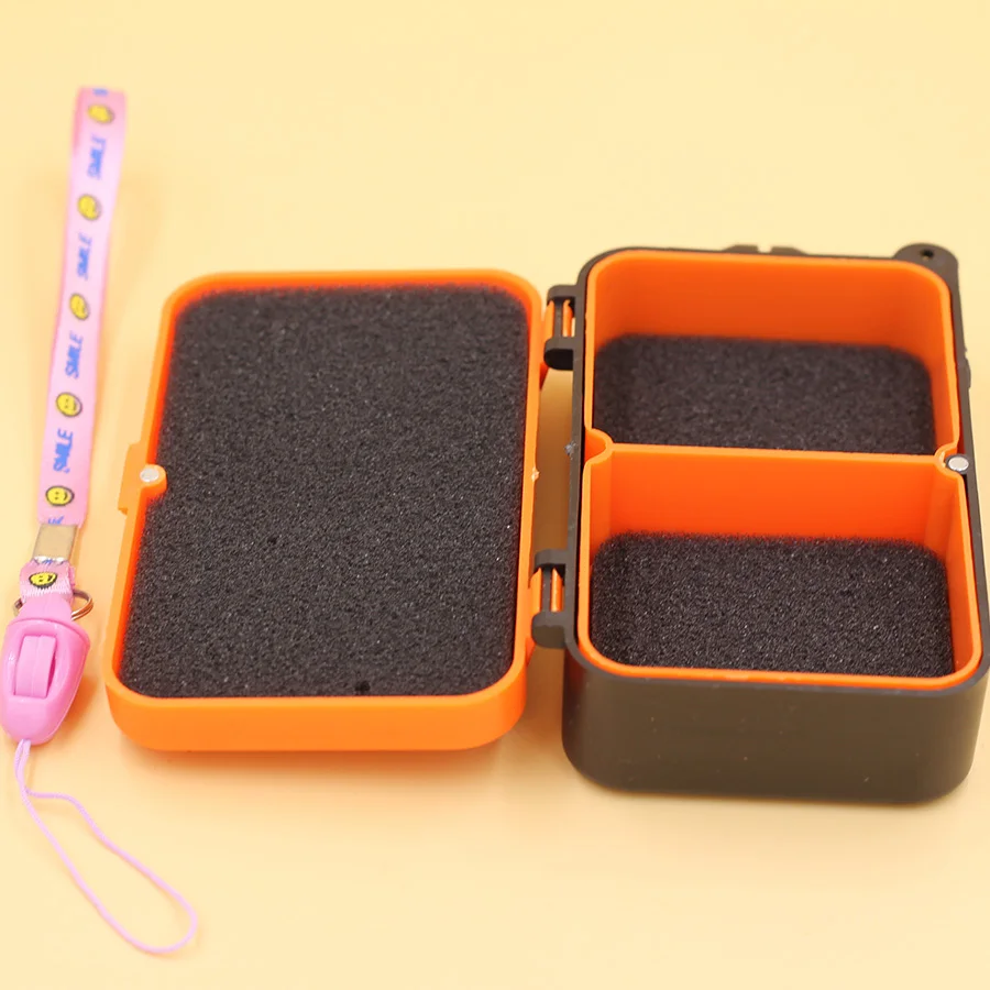 Новинка 2 отделения 10*6*3 см пластиковая червь земляной приманки рыболовные снасти