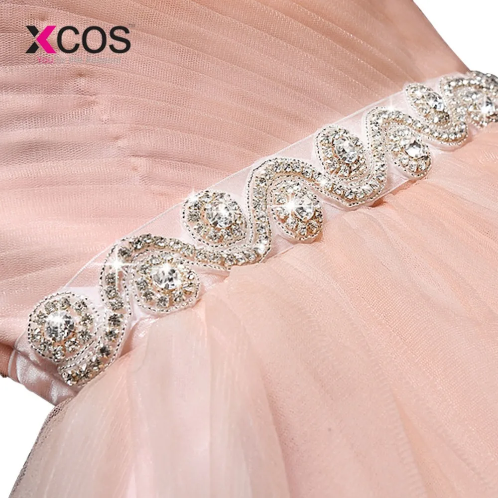 Дешевые Выпускной платье пикантные Персик бисера Sash Короткие Homecoming платья 2018