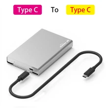 Корпус для жесткого диска usb 3,1 type C полностью металлический алюминиевый жесткий диск caddy 2,5 чехол для внешнего жесткого диска для sata hdd ssd blueendless