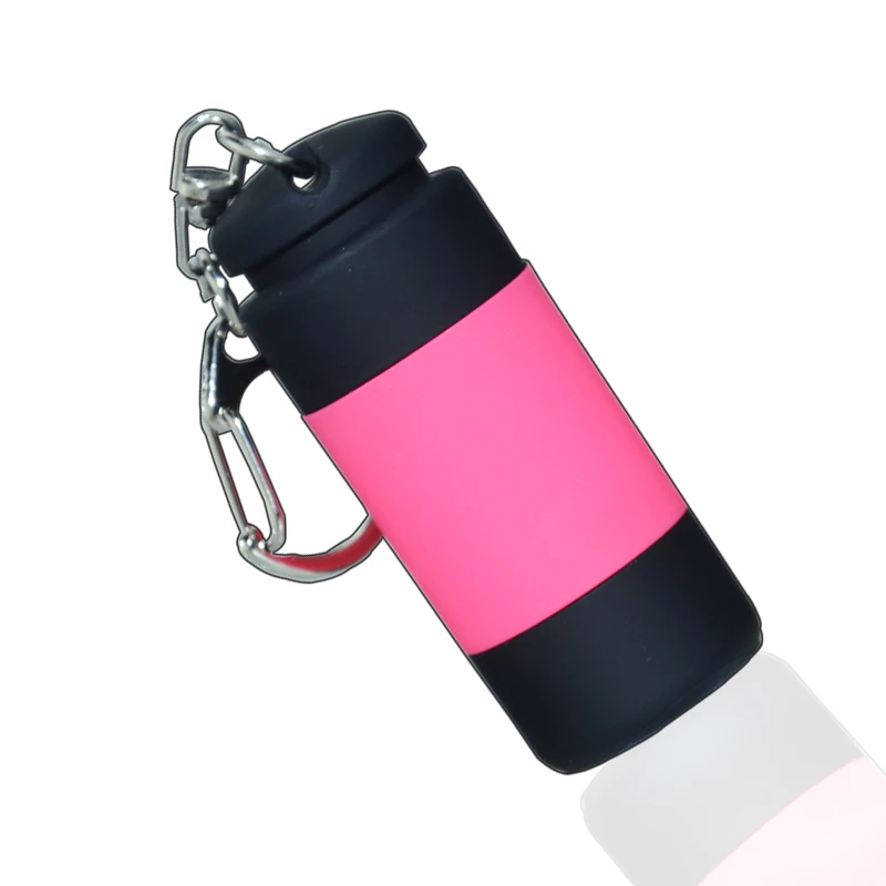 Мини брелок карманный светодиодный фонарик USB Перезаряжаемый фонарь лампа