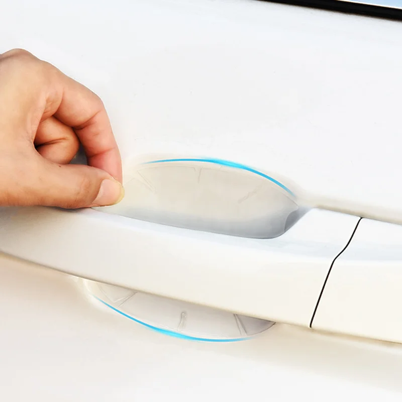 2018 новые наклейки на дверные ручки автомобиля защитная пленка для Volkswagen Skoda Octavia