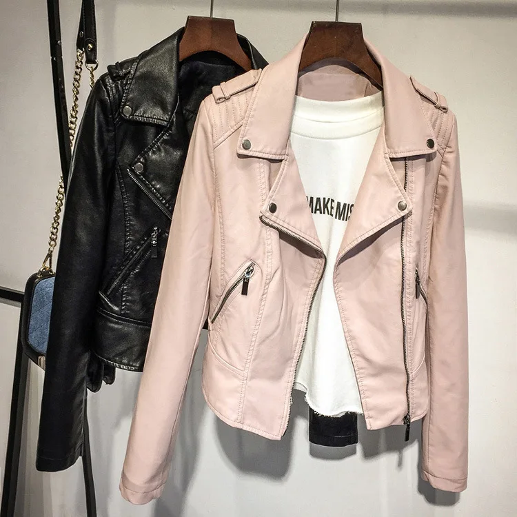 Girls Woman Short PU Coat Jacket Riverdale South Side Serpents Sanke Motorcycle