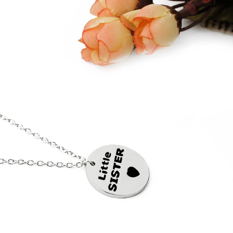 2017 Новый Дизайн Лучшая сестра Ожерелье Большая маленькая Мода круглая форма