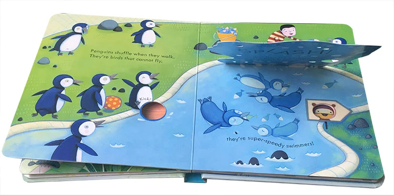 Usborne Peep Inside The Zoo Animal английский образовательный 3D лоскут книги с картинками детские книги для чтения