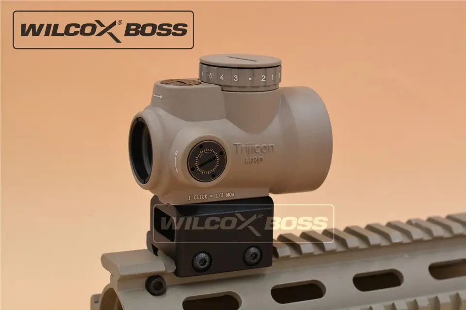 ACI Full Co-Witness легкая фотография для MRO Sight Red Dot Fiber 5 стилей на выбор #2 (черный) | Спорт и
