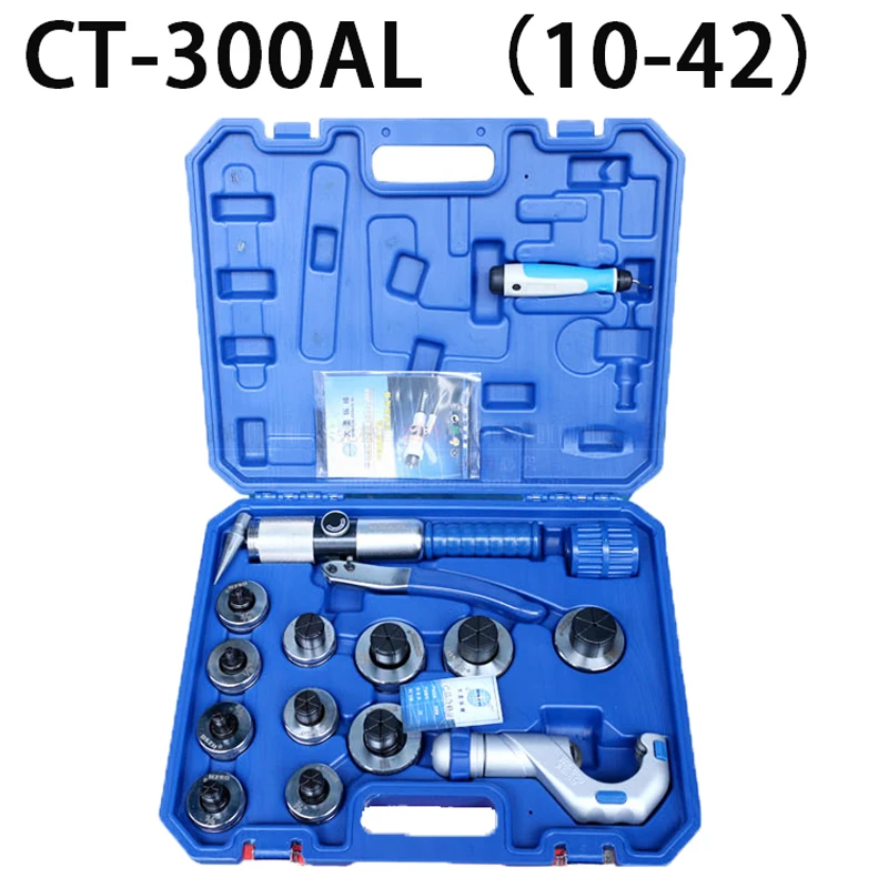 

1PC Manual Hydraulic Tube Expander CT-300AL (10-42mm) Expanding Tool Set (3/8 To 1-5/8) Hydraulic Tube Expander Tool