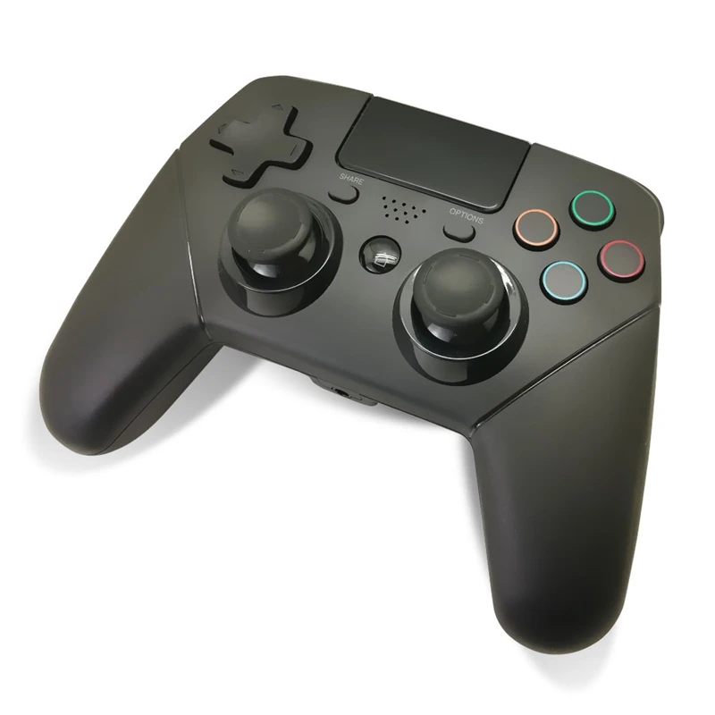 LF19-048-Black Беспроводной Bluetooth геймпад. Беспроводной джойстик с режимом двойной вибрации. Черный цвет. Поддержка версии программного обеспечения консоли PS4 - Цвет: LF19-048-Black