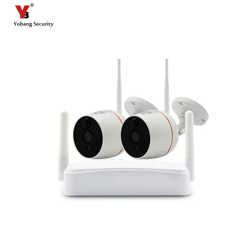 Система видеонаблюдения 1080P 2CH Wifi система комплект Водонепроницаемая домашняя