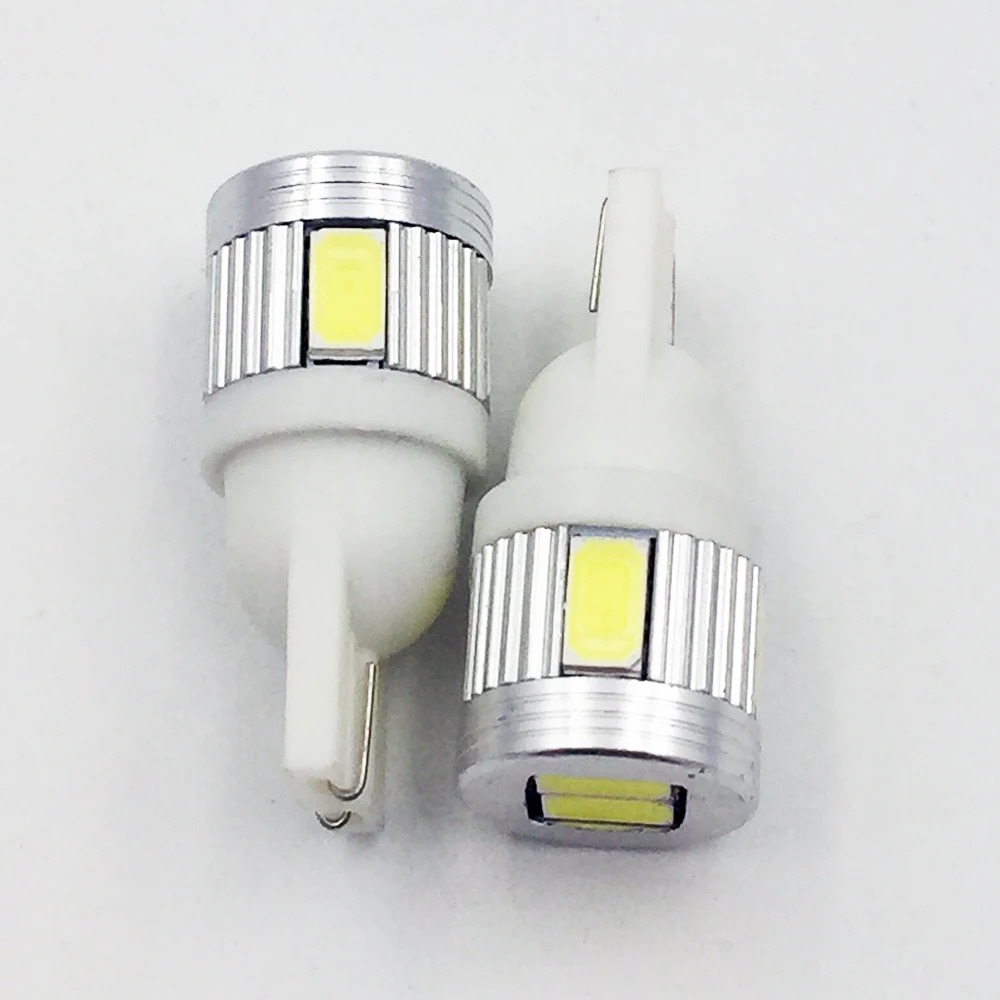 YSY 30X автомобиля 501 T10 6smd 5630 5730 W5W Автомобильный светодиодный интерьер инструмент