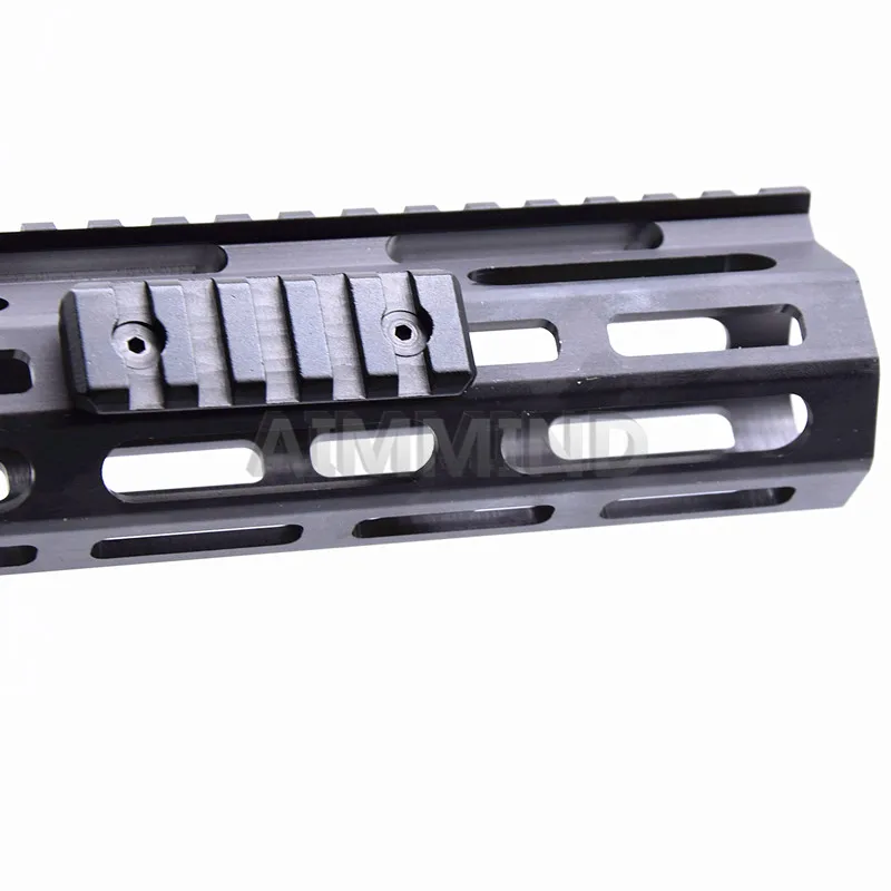 20 шт. 5 слотов черный MLOK рельсовая секция AR15 M4 M16 M lok накладка мм Picatinny рельсовый