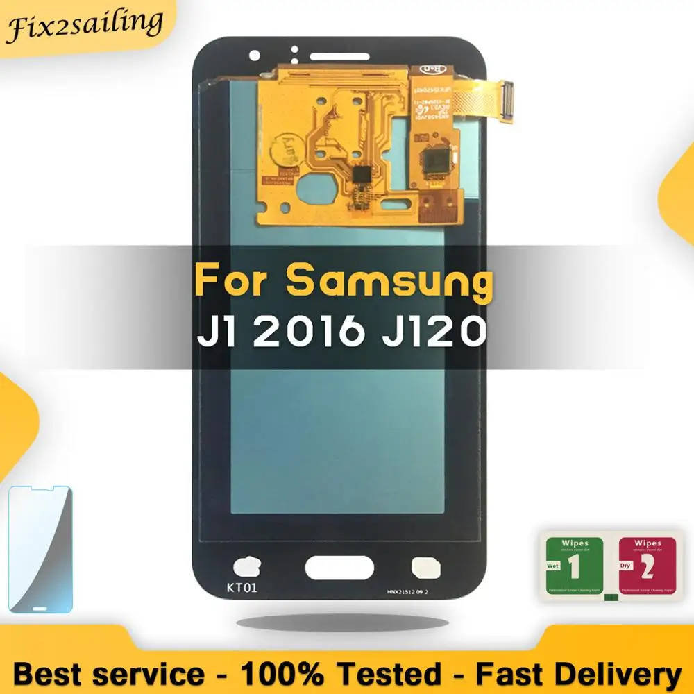 Копия Oled/AMOLED LCD для Samsung Galaxy J1 J120 2016 J120F J120H J120M ЖК-дисплей сенсорный экран