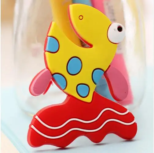 Креативные милые рыбы магниты на холодильник для детей Малый Размеры