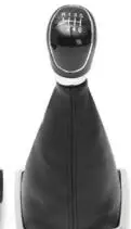 black 6 speed 5/6 скорость ручного рычага переключения передач гетры загрузки чехол для Ford Focus 2 MK2 2005-2011/C-Max 2007-2010/Fiesta Kuga 2008-2012 - Название цвета: black 6 speed