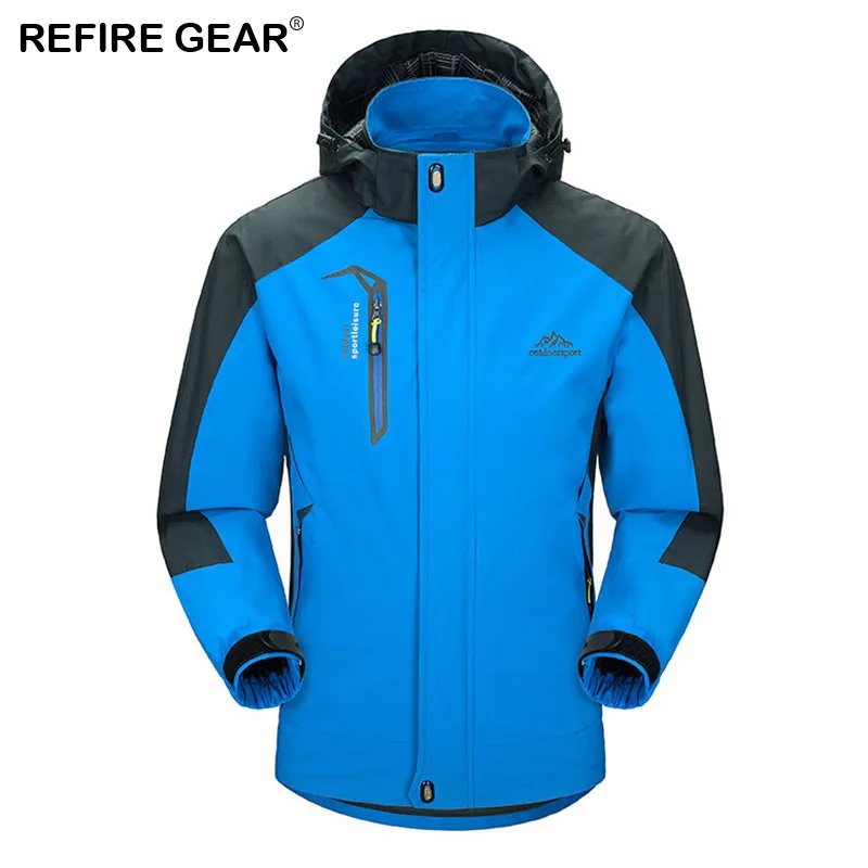 Куртка Refire Gear Мужская Уличная мягкая Водонепроницаемая ветровка для походов