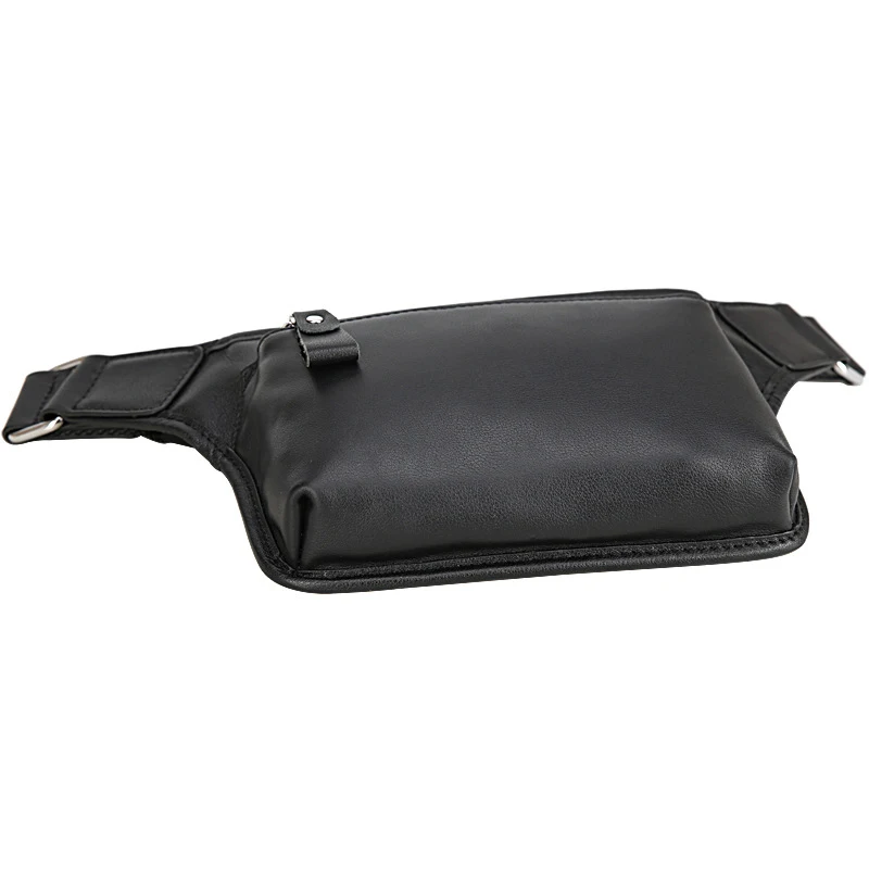 Мужская поясная сумка из натуральной воловьей кожи дорожный кошелек для ячеек и