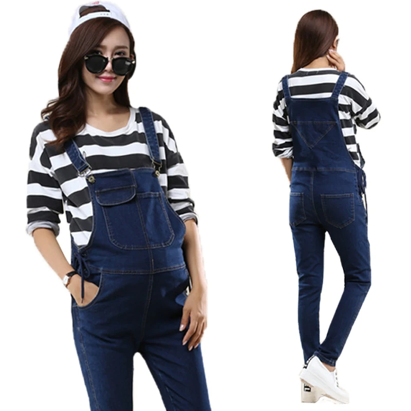 Женские джинсовые комбинезоны для беременных повседневные Комбинезоны с