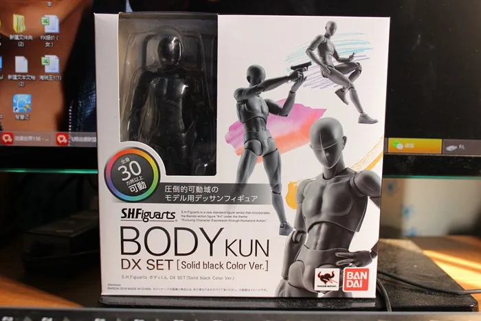 SH. Figuarts 15 см эскиз тела Кун/тело Чан DX набор подвижный мужской \ Женский ПВХ фигурка Коллекционная модель игрушки модель сплошной черный