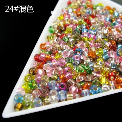 Коричневый Предложение: Купите два получите один бесплатно. 20 г/лот Бисер для вышивки крестиком Сделай Сам товары для рукоделия сшитые вручную бусины ожерелье браслет аксессуары - Цвет: Коричневый