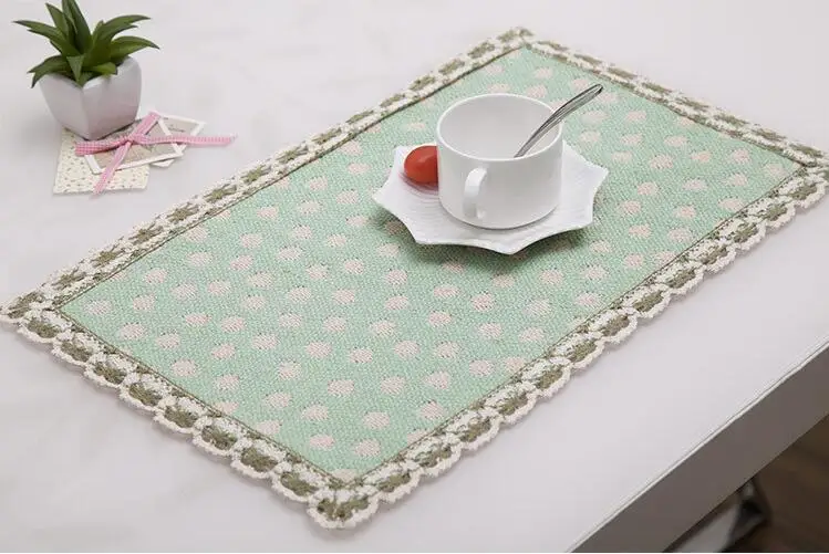 Хлопок столовых coaster обеденный Коврики на стол колодки теплоизоляция Европа