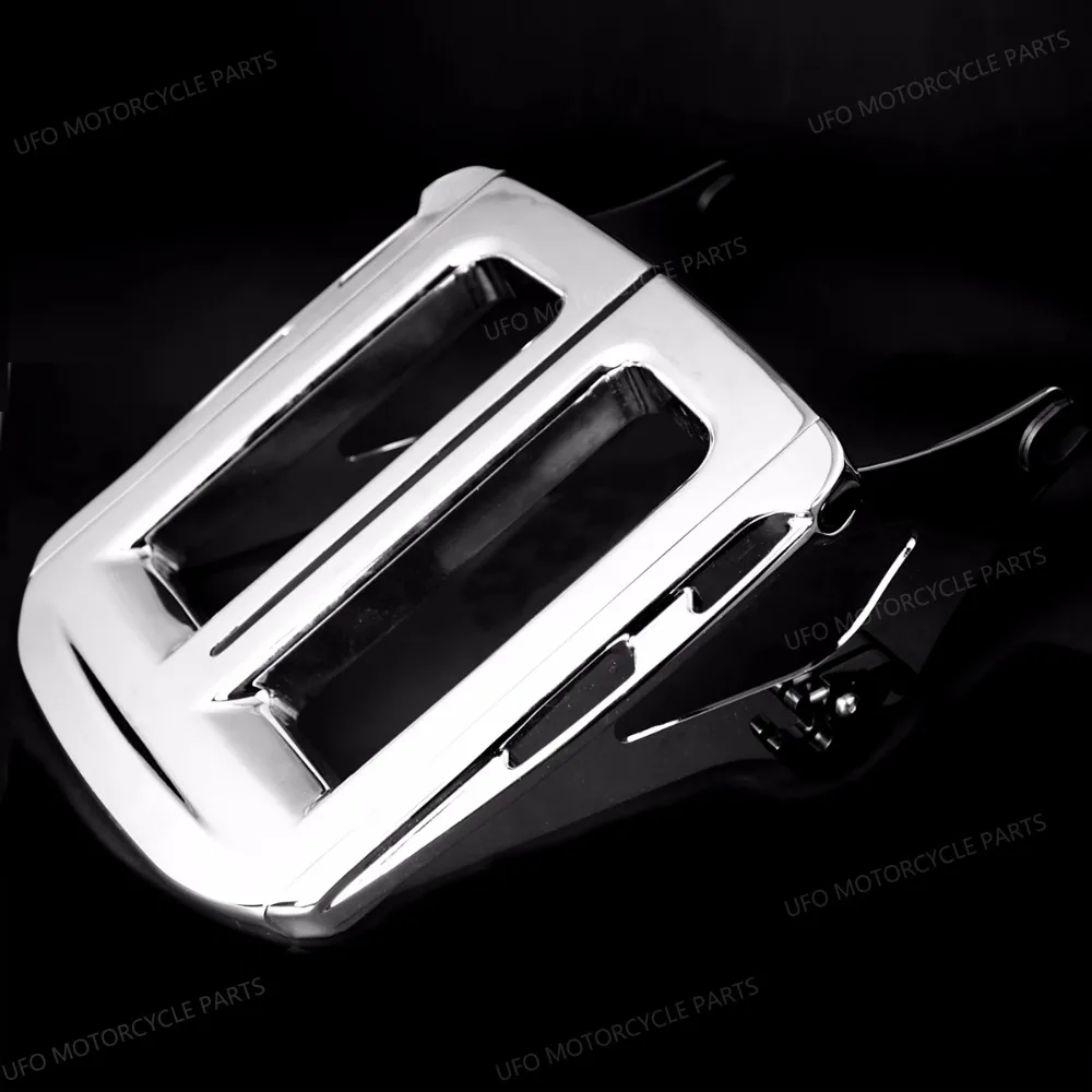 Регулируемая двухсторонняя хромированная багажная стойка для Harley Touring FLHX FLHR FLH/T
