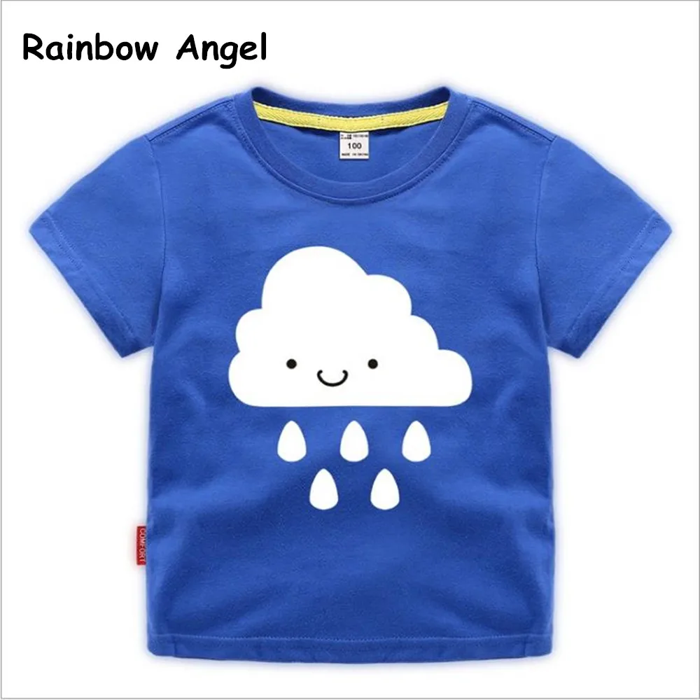 

2019 New Summer Fashion Girls & Boys T Shirt Short Sleeve New Soft Children's Shirt Cotton Kids Tops Clothing Tee 0M-11T