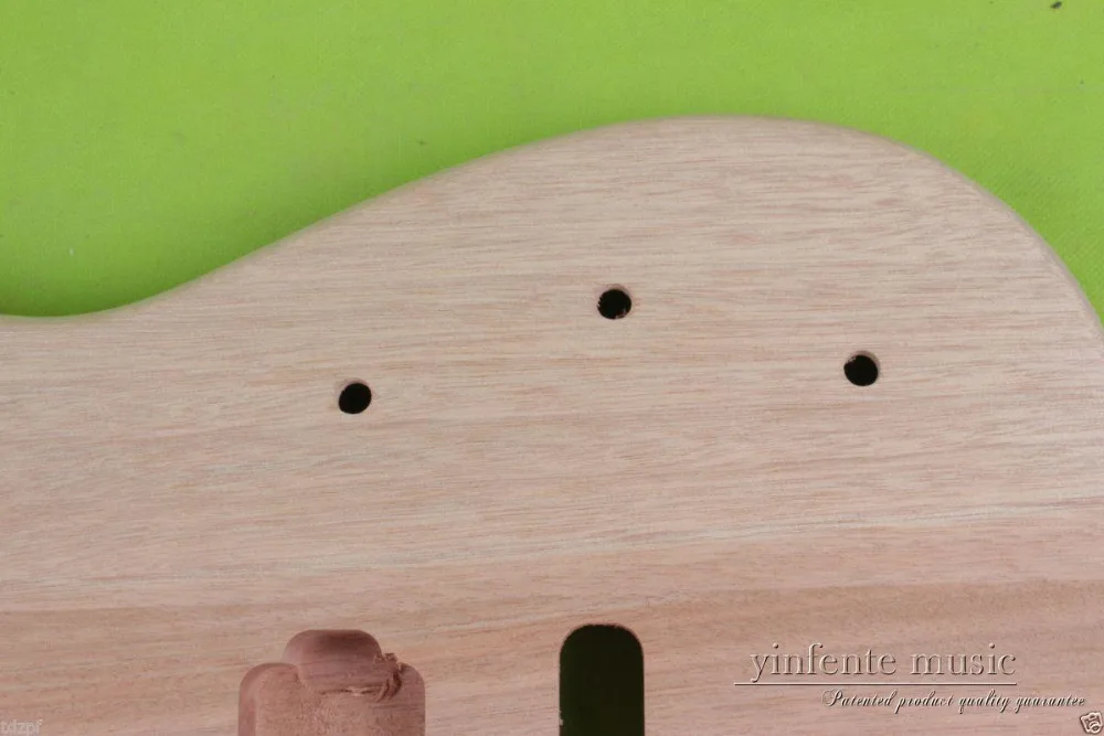 Твердые оптово diy электрогитара тела красное дерево незаконченный заменить #