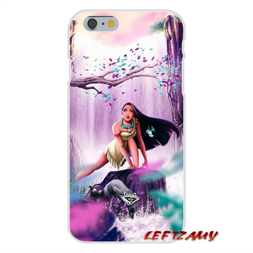 Мультфильм Pocahontas аниме для iPhone X XR XS MAX 4 4S 5 5S 5C SE 6 6S 7 8 Plus ipod touch Аксессуары чехлы