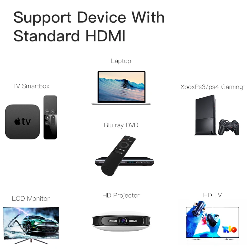 Кабель HDMI 2.0 Shuliancable кабель 1 м 2 3 5 10 15 20 м|Кабели VGA| |
