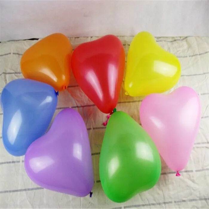 Сердце свадебное украшение шар Тиффани синий латекс 100 шт. 10 дюймов воздушные