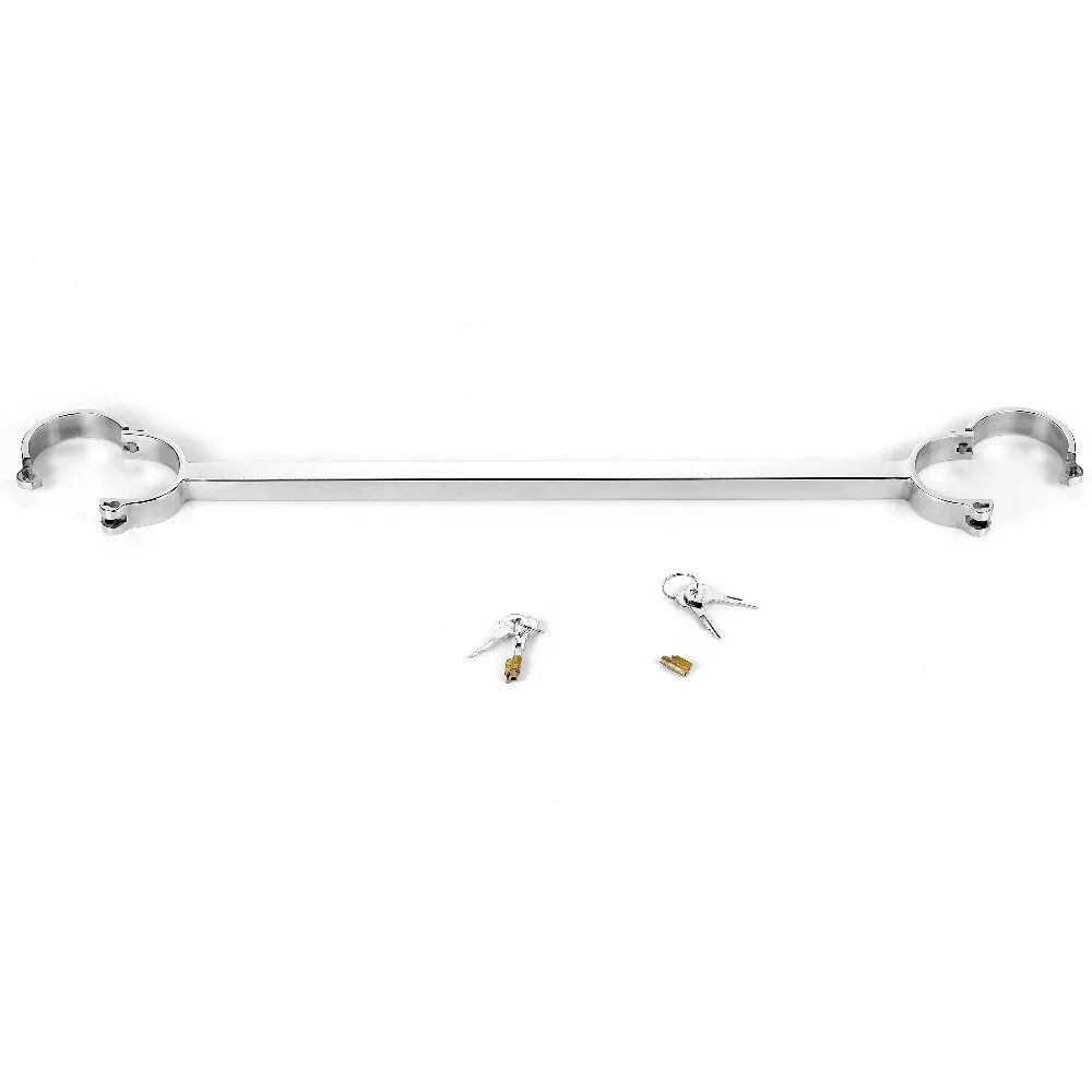 Металлический распорный стержень наручники бондаж ограничители нержавеющая