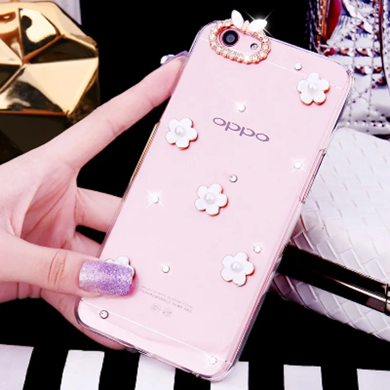 Новая роскошная девушка женские С кристалалми и стразами обложка + 3D Bling со чехол