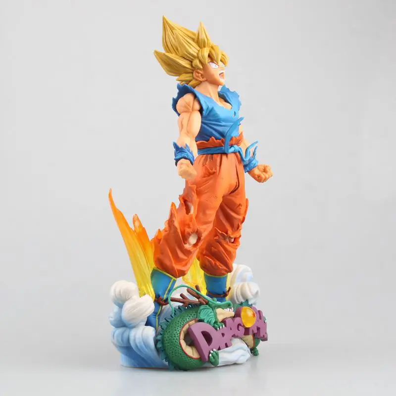 23 см аниме Dragon Ball SMSD Sun Wukong Супер Saiyan Взрывная Goku Rage штучная модель|Игровые фигурки