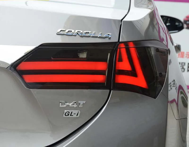 Светодиодный задний светильник s для Toyota Corolla тормозной сигнальный задний светильник стоп задние лампы в сборе для Lexus style