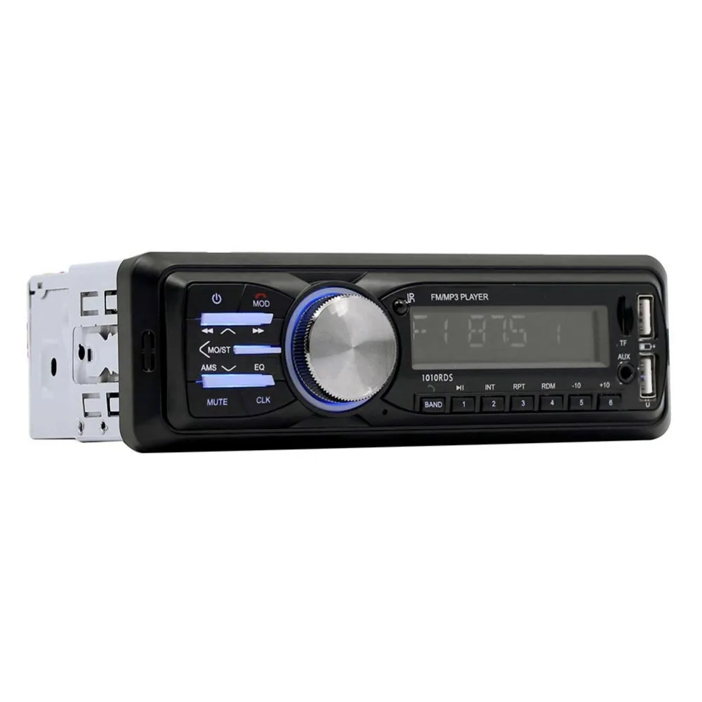 Авторадио Bluetooth Handsfree Автомагнитола RDS FM Aux приемник автомобильный аудио SD USB 1 din