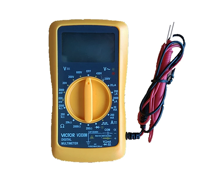 Виктор VC830M Цифровой мультиметр рук 3 1/2 Max display1999 руководство диапазон Карманный