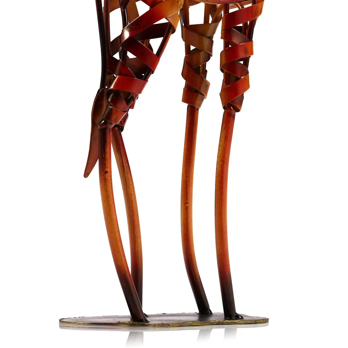 Металлическая скульптура железный Плетеный жираф товары для домашнего