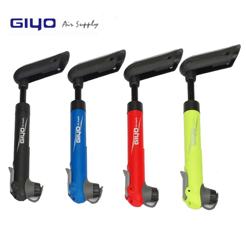 Портативный дорожный велосипедный насос GIYO 100 PSI ручной воздушный высокого