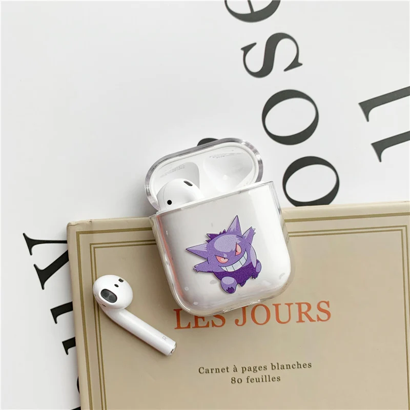 style 2 Чехол для Airpods, модный мультяшный чехол для iphone Airpods, bluetooth-гарнитура, аксессуары для наушников Airpods, прозрачный жесткий чехол s - Цвет: style 2