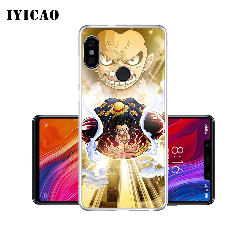 Мягкий силиконовый чехол для телефона IYICAO One piece Luffy Xiaomi Mi 9 8 SE 6 A1 A2 Lite F1 MIX2S MIX3 из