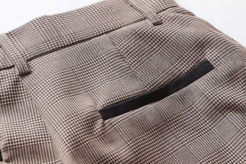 Low Inventory Karalla New Design Plaid Fringe Temperament Lady Patchwork Shorts Skirt Women's High Waist Tassel C1380 | Женская