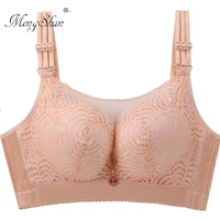 big bra with beautiful back ring free gathering fatten sexy plus size women breast collection plus size bra lingerie