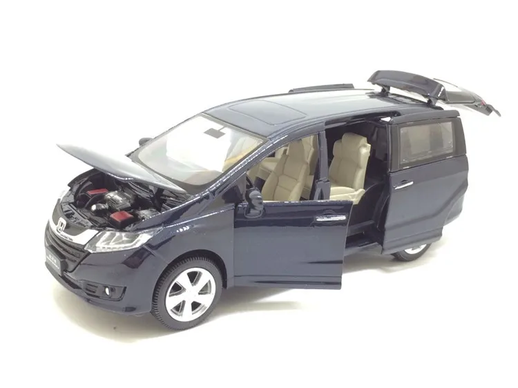 Новинка 1:32 Honda Odyssey литая под давлением металлическая модель автомобиля с музыкальным мигающим оттягиванием 6 открывающихся дверей детские игрушки подарки